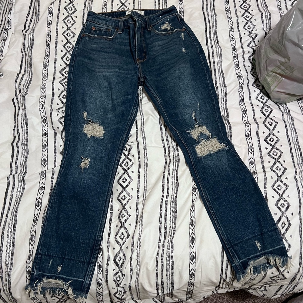 High rise jeans